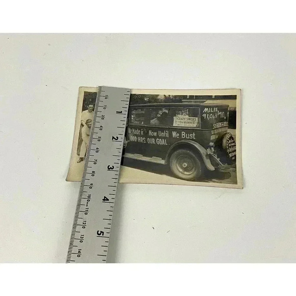 Antique 1930's The Crazy Swedes Vehicle Chicago Illinois Postcard Unique Rare - Picture 5 of 6